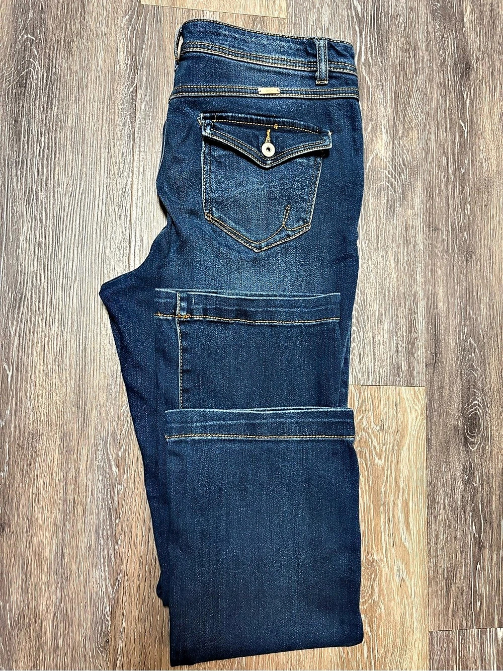 INC  Boot Leg Regular Fit Bootcut Jeans Blue Size 18P.  SKU#0147